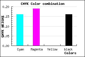 #B4ADD6 color CMYK mixer
