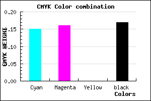 #B4B1D3 color CMYK mixer
