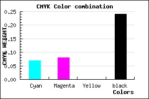 #B4B2C2 color CMYK mixer