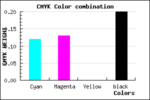 #B4B2CC color CMYK mixer