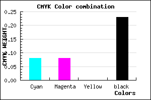 #B4B4C4 color CMYK mixer