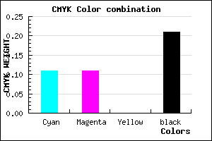 #B4B4CA color CMYK mixer