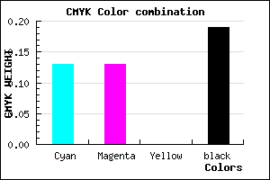 #B4B4CE color CMYK mixer