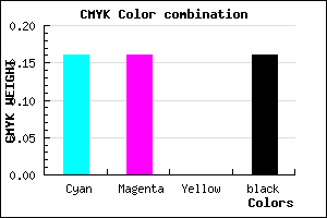 #B4B4D6 color CMYK mixer