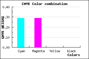 #B4B4FF color CMYK mixer