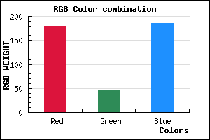 rgb background color #B42FBA mixer