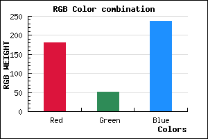 rgb background color #B433ED mixer