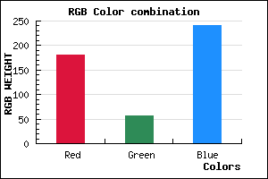 rgb background color #B438F0 mixer