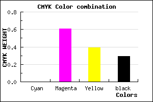 #B4466D color CMYK mixer