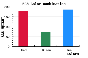 rgb background color #B448BA mixer