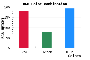 rgb background color #B44EC0 mixer