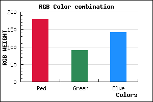 rgb background color #B45A8E mixer