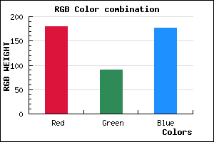 rgb background color #B45AB1 mixer