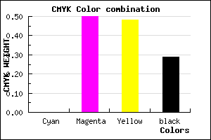 #B45A5D color CMYK mixer