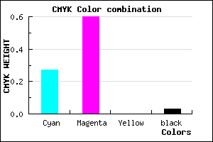 #B463F8 color CMYK mixer