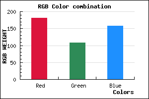 rgb background color #B56C9E mixer