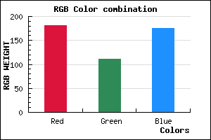 rgb background color #B56FAF mixer