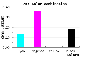 #B585D1 color CMYK mixer