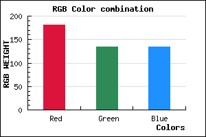 rgb background color #B58787 mixer