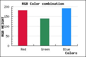 rgb background color #B58BBF mixer