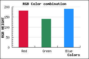 rgb background color #B58CBE mixer