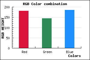 rgb background color #B590BA mixer