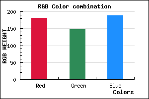 rgb background color #B594BC mixer