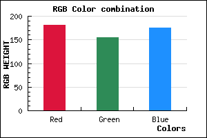 rgb background color #B59BAF mixer