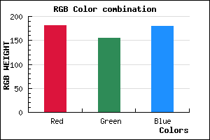 rgb background color #B59BB4 mixer