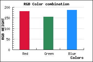 rgb background color #B59BBB mixer