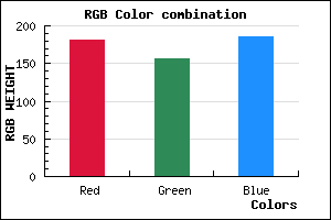 rgb background color #B59CBA mixer