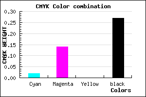 #B5A0B9 color CMYK mixer