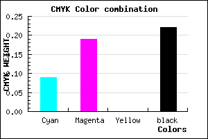 #B5A0C6 color CMYK mixer
