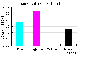 #B5A1DD color CMYK mixer
