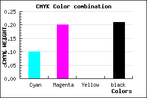 #B5A2CA color CMYK mixer