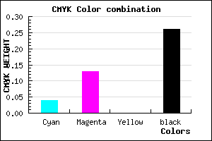 #B5A4BC color CMYK mixer