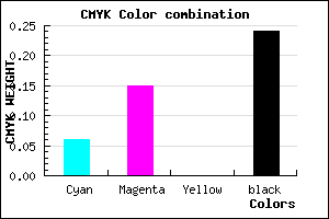 #B5A5C1 color CMYK mixer
