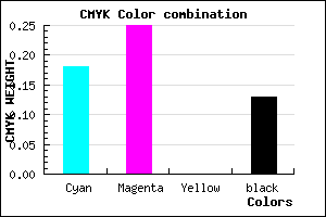 #B5A6DD color CMYK mixer