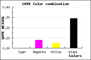 #B5A7AC color CMYK mixer