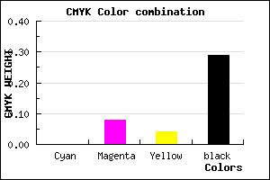 #B5A7AD color CMYK mixer