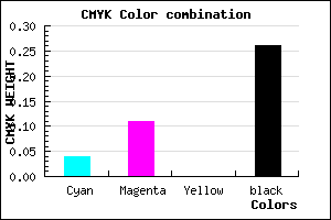 #B5A9BD color CMYK mixer