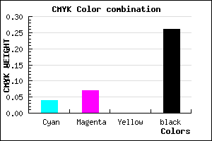 #B5AFBD color CMYK mixer
