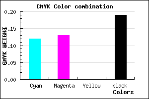 #B5B4CE color CMYK mixer