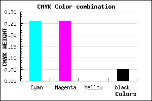 #B5B4F3 color CMYK mixer