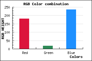 rgb background color #B513EB mixer