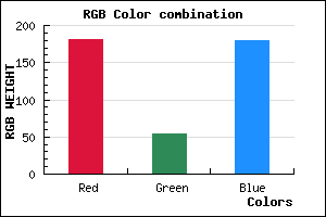 rgb background color #B536B3 mixer