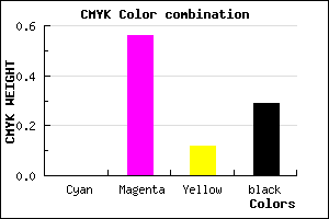 #B54F9F color CMYK mixer