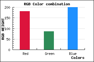 rgb background color #B556C8 mixer