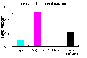 #B561C9 color CMYK mixer