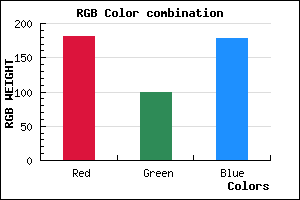 rgb background color #B563B2 mixer